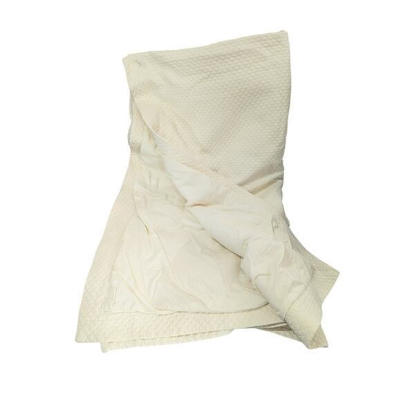 WEST POINT STEVENS! SET! SUPERB CREAM MINI WAFFLED DUVET COVER & BEDSKIRT! FL/QN - Picture 4 of 16
